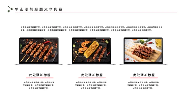 餐饮美味烧烤美食动态PPT模板