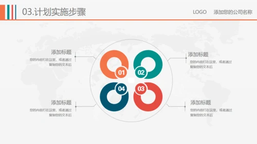 立体企业多彩商务商业计划书通用PPT模板