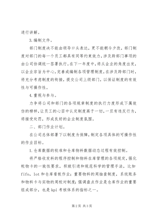 物控部门年度工作计划范文.docx