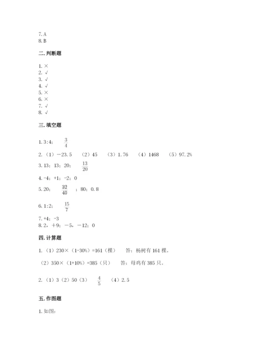 北京版六年级下册数学期末测试卷（全国通用）.docx