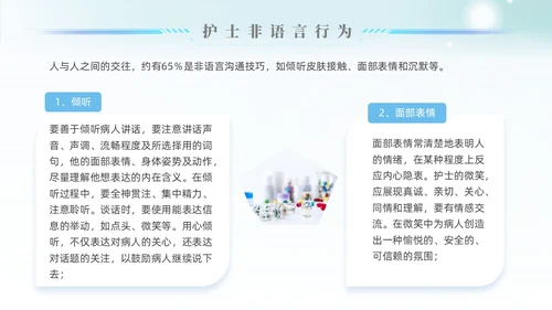 科技风蓝色护士行为规范护士职业道德护理学培训PPT课件