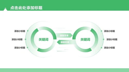 绿色简约风暑假学习生活PPT模板
