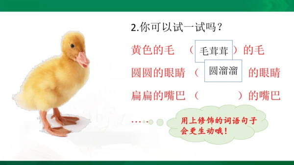 部编版二年级语文看图写话写动物课件
