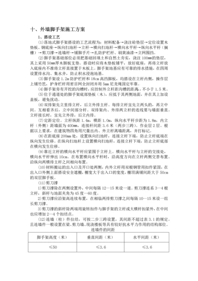 外墙脚手架及吊篮施工方案.docx