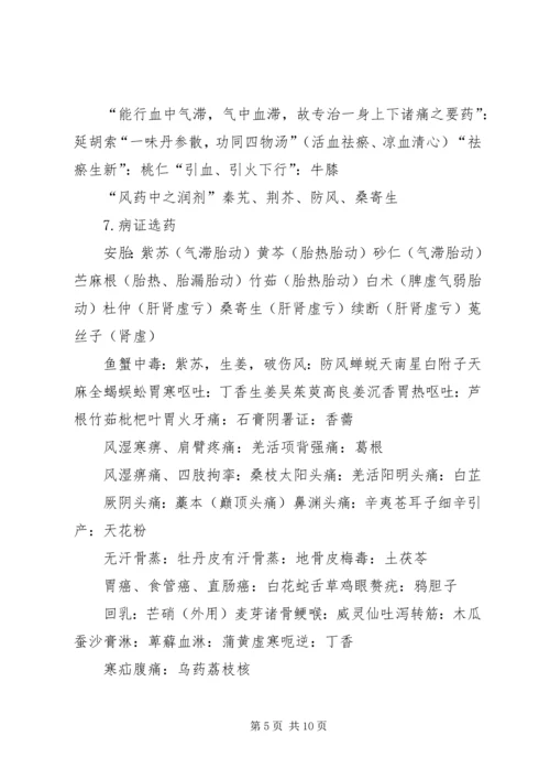 人卫版第二版中药学总结精编.docx