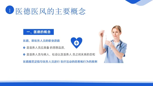 医德医风医生职业准则医生行业自律培训PPT课件