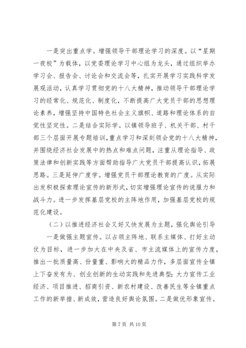 乡镇宣传思想文化年终工作总结.docx