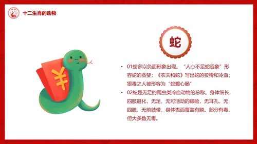 十二生肖介绍ppt模版