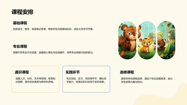 欢迎新同学入学须知PPT模板