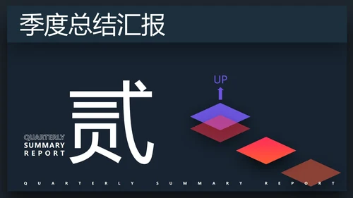 蓝色商务风总结汇报PPT模板
