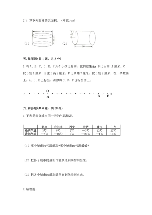 黄冈小学六年级数学试卷推荐.docx