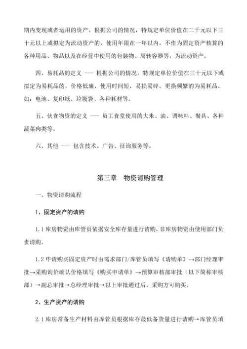 公司物资管理制度汇编.docx