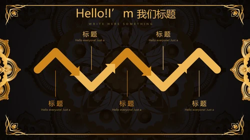 黑色高端大气房地产营销策划动态PPT