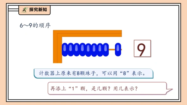 【课堂无忧】人教版一年级上册2.1 6～9的认识（课件）(共36张PPT)