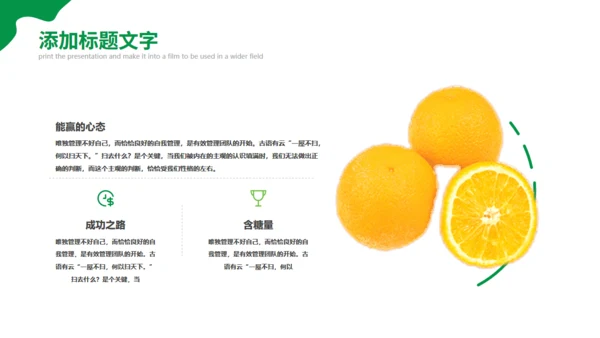 赣南脐橙新鲜上市橙汁橙子通用PPT模板