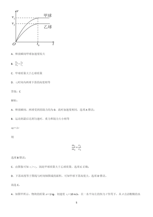 高中物理牛顿运动定律重难点归纳.docx