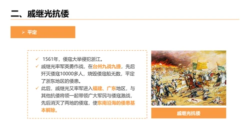 明朝的对外关系给荔红古建PPT模板