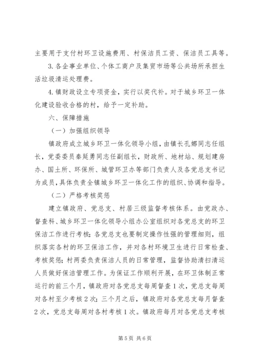 关于加快推进城乡环卫一体化的意见.docx