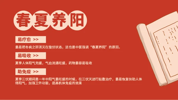 冬病夏治中医养生方案通用PPT课件模板