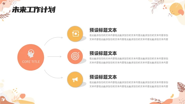 创意孟菲斯员工工作述职报告PPT孟菲斯风格