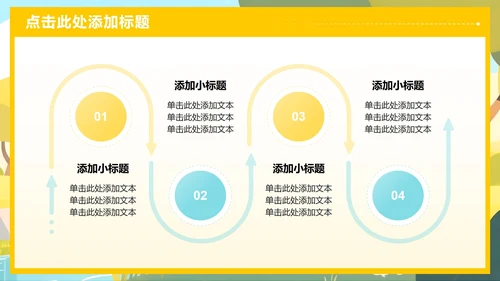 黄色小清新风返校季开学第一课主题班会PPT模板