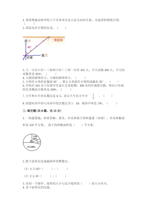 小学数学六年级上册期末测试卷含答案ab卷.docx