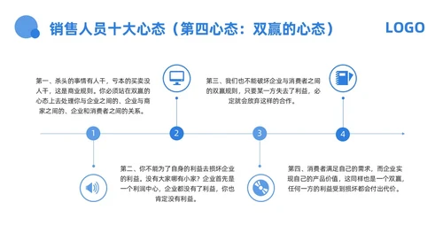 蓝色商务心态决定命运PPT模板宣传PPT动态PPT情绪管情绪管理