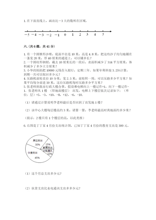 贵州省【小升初】2023年小升初数学试卷带答案（夺分金卷）.docx