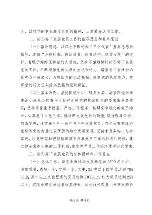 新形势党员发展意见 (2).docx