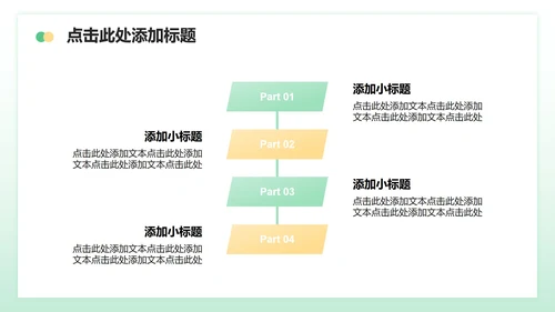 绿色小清新风生日主题活动策划方案PPT模板