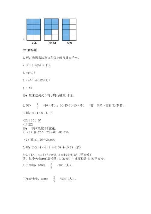 人教版六年级上册数学期末检测卷精品（满分必刷）.docx