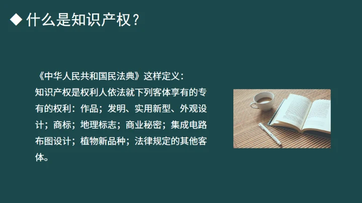 426世界知识产权日书页背景通用PPT模板