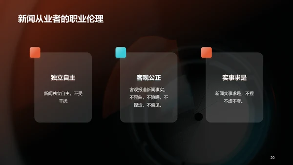 橙色商务现代新闻业求变之道PPT模板