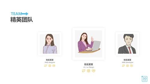 欧美风现代企业宣传公司简介商务PPT模板