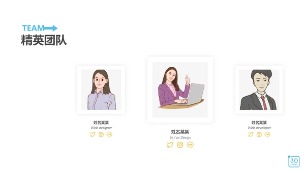 欧美风现代企业宣传公司简介商务PPT模板