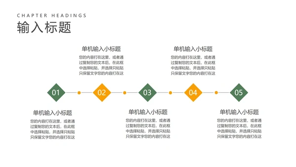 小清新绿色小满节气介绍PPT模板