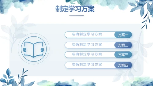 蓝色手绘小清新述职报告汇报计划PPT