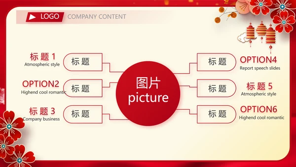 红色中国风传统节日团圆节中秋节PPT