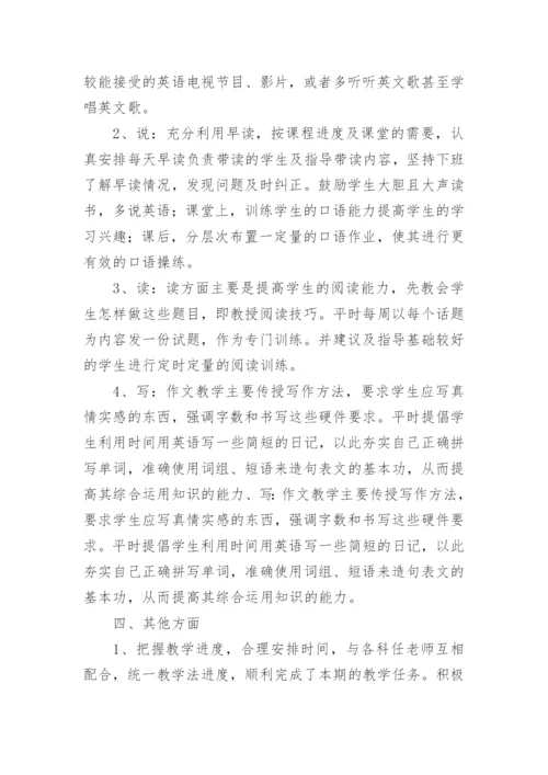 初三英语教师下学期工作总结.docx