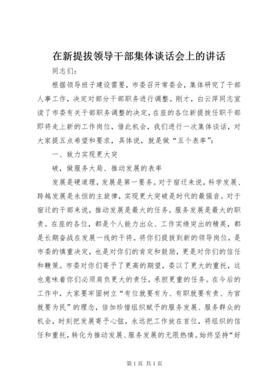 在新提拔领导干部集体谈话会上的讲话 (3).docx