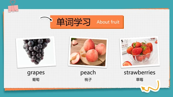 简约绿色中小学英语课教学课件PPT