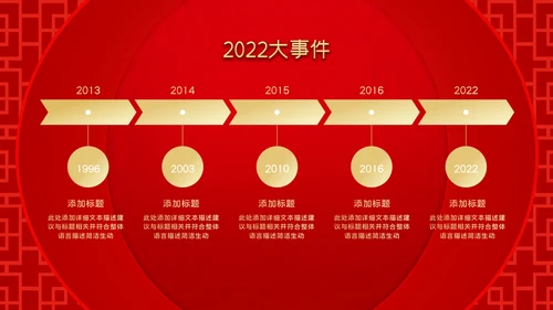 喜庆2023年会兔年开门红颁奖盛典ppt