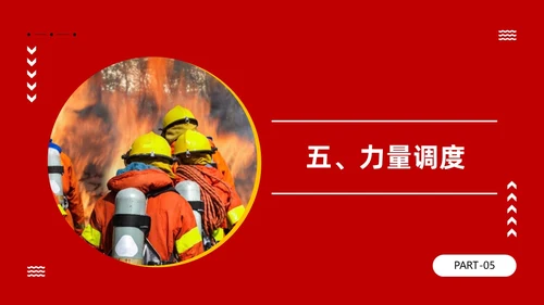 红色主题建筑倒塌救援处置与救援