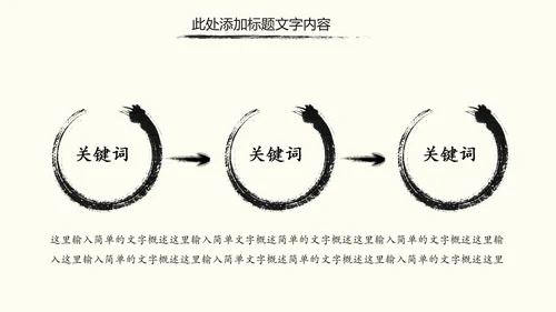 中国书法培训水墨动态PPT模板
