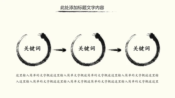 中国书法培训水墨动态PPT模板