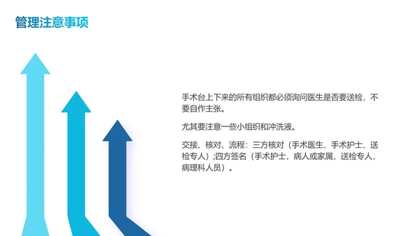 蓝色简约商务随机线条翻页式手术标本如何管理PPT模板护理