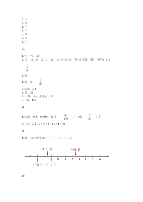 青岛版六年级数学下册期末测试题【名师系列】.docx