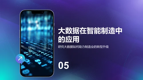蓝色科技风通用行业大数据总结汇报PPT模板