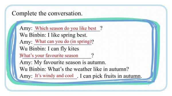 Unit 2 My favourite season Part A Let's learn课件（45