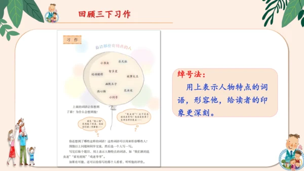 统编版2024-2025学年语文四年级上册第二单元习作 我的家人-（教学课件）